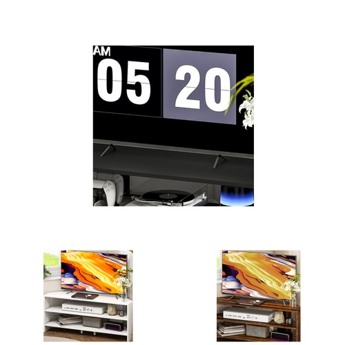 Homcom corner stand - tv, tvs