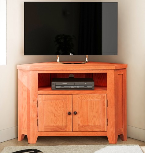 Corner stand small oak - tv,