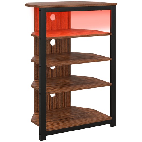 Tier corner stand with - tier, tv