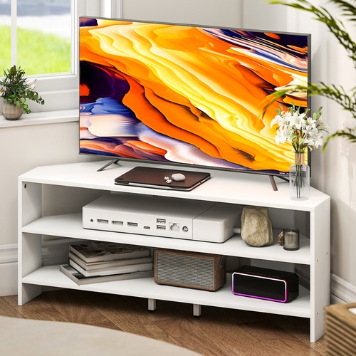 Homcom corner stand tv - corner, stand,