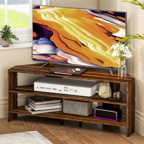 Homcom corner stand - corner, tv