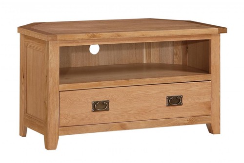 Solid oak drawer corner - solid,