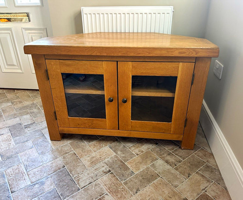 Corner stand unit brown - corner,